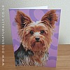 Yorkshire Terrier Jazzy Greeting Card